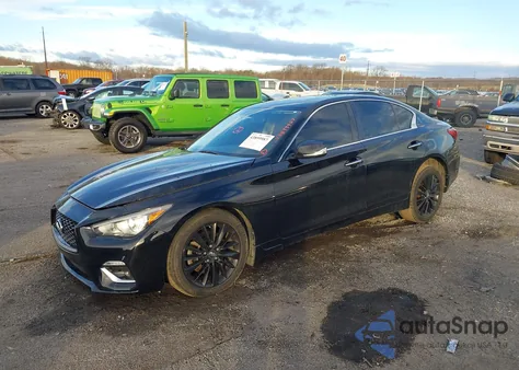 2018 Infiniti Q50 3.0T Luxe from USA, damaged, VIN JN1EV7AR9JM432273